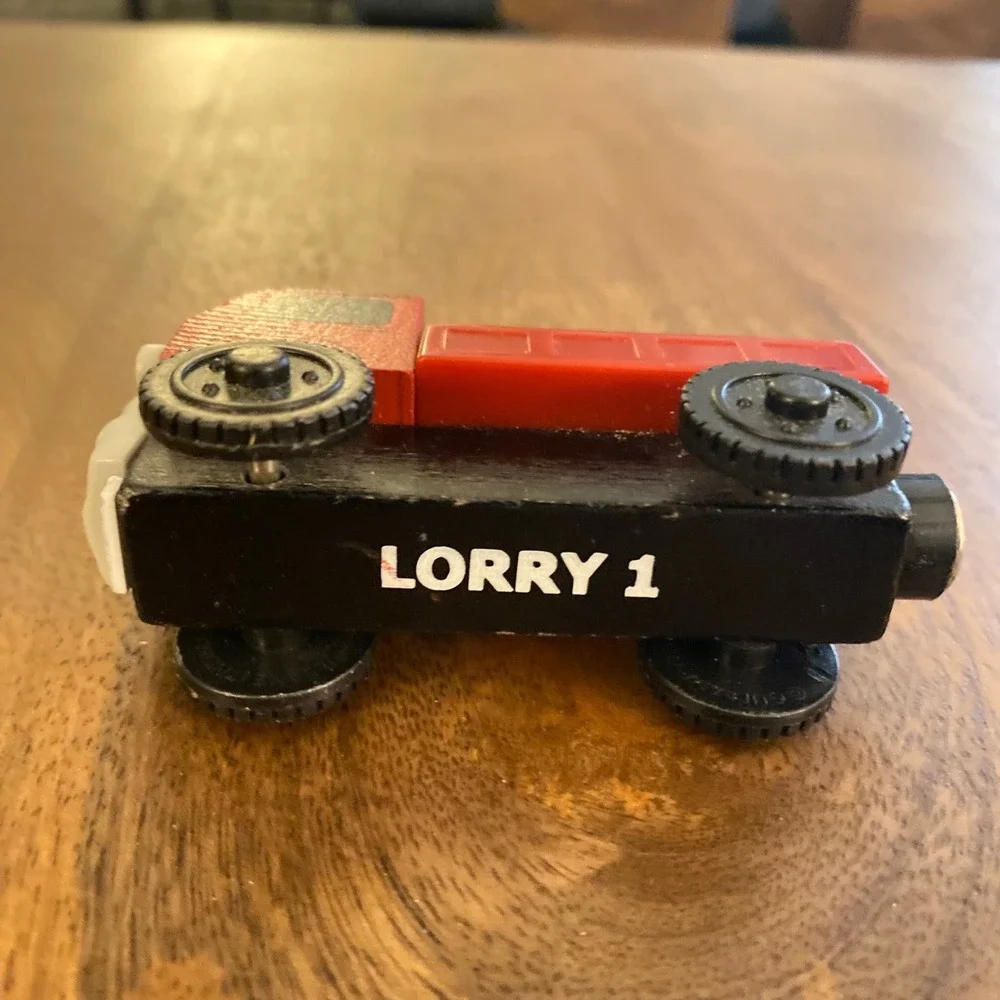 Thomas‎ & Friends Wooden Railway Lorry 1 Red Dump Truck Learning Curve 1999 Toy
